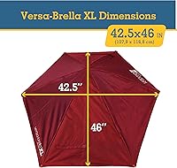 Vista 6 de Sport-Brella Versa-Brella Sombrilla ajustable con FPS 50+ y con sujeción universal