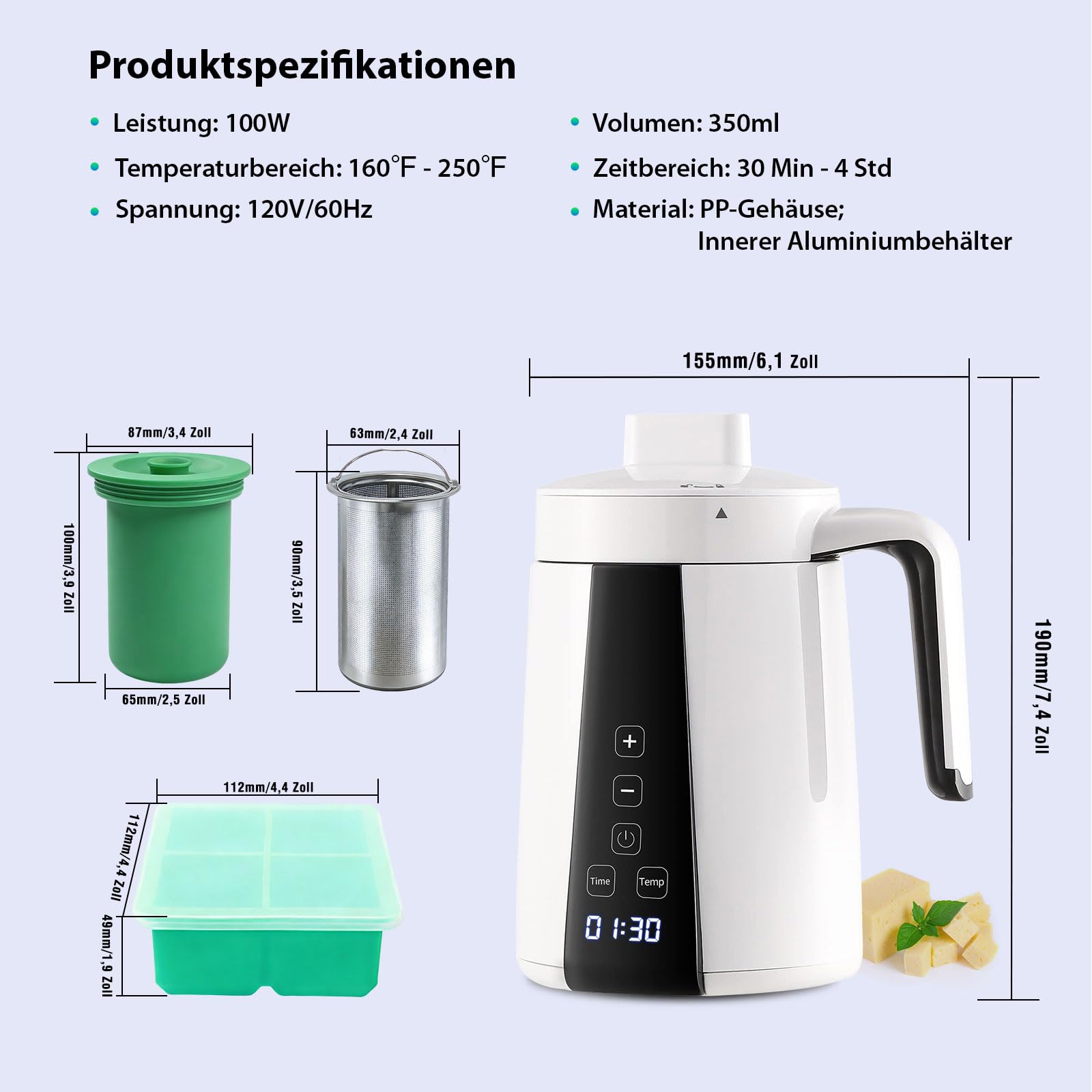 Decarboxylator & Infuser Machine | Butter Maker Infuser & Herbal oil Infusion Machine Tinctures Maker Herb Decarboxylator And Infuser New | Decarb and Infuser