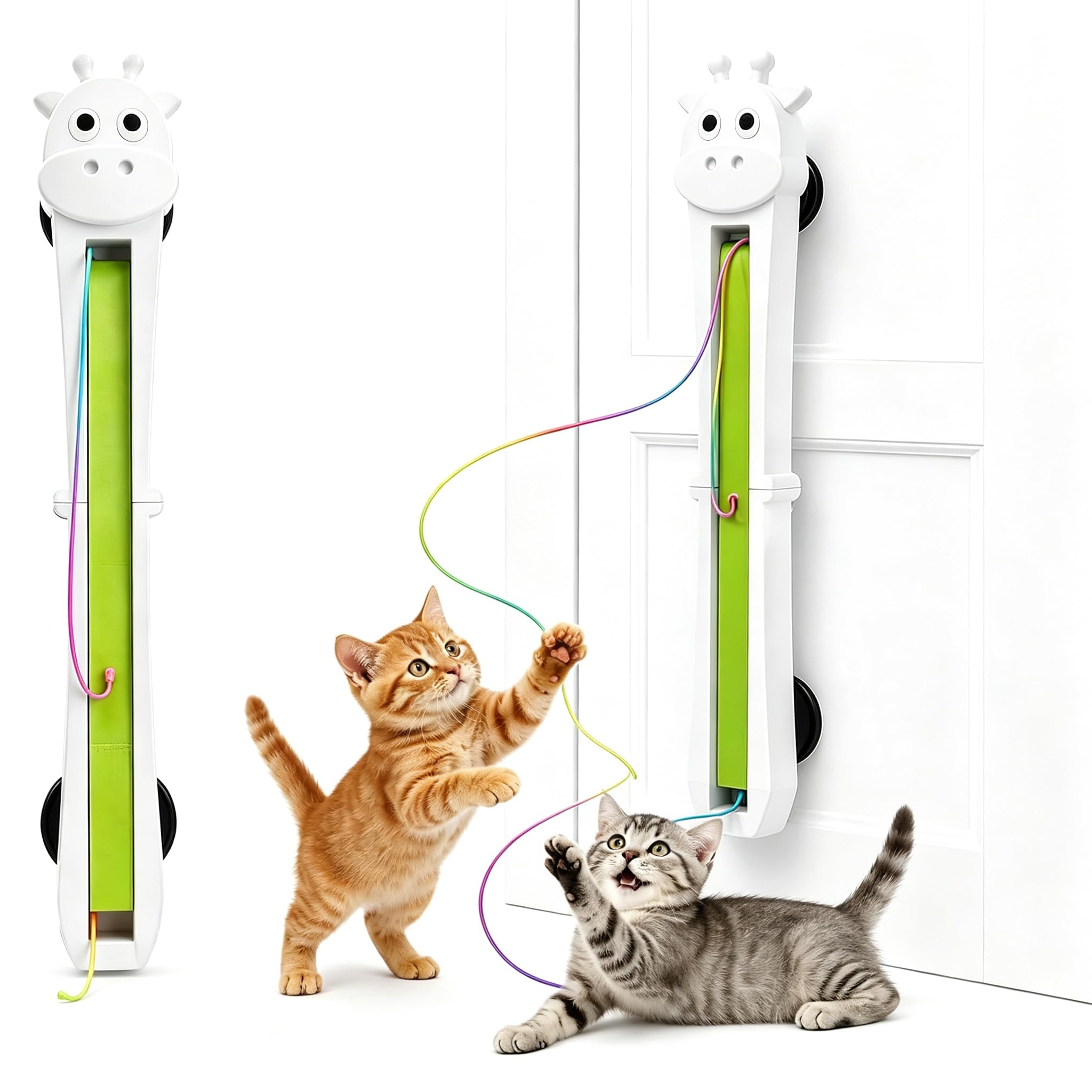 Cat Door Toy, Automatic Cat Rope Toy, Moving Cat Toy