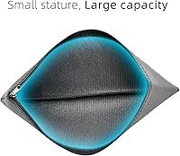 Vista 3 de Bolsa para micrófono, bolsa negra con cremallera para micrófono, micrófono inalámbrico, protector de micrófono vocal a prueba de golpes, bolsa