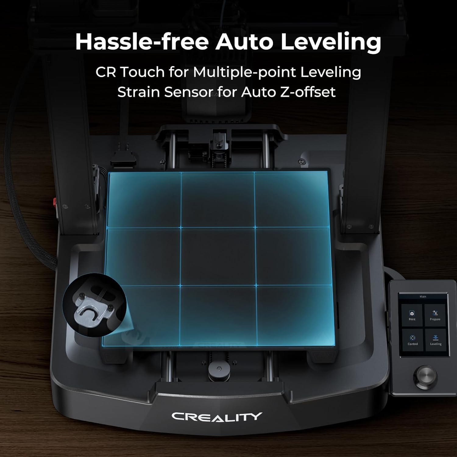 Creality Ender 3 V3 SE 3D-Drucker mit CR Touch Automatische Nivellierung, Direkter Sprite Extruder, selbstladendes Filament, Doppel-Z-Achse und Y-Achse, 22 x 22 x 25 cm