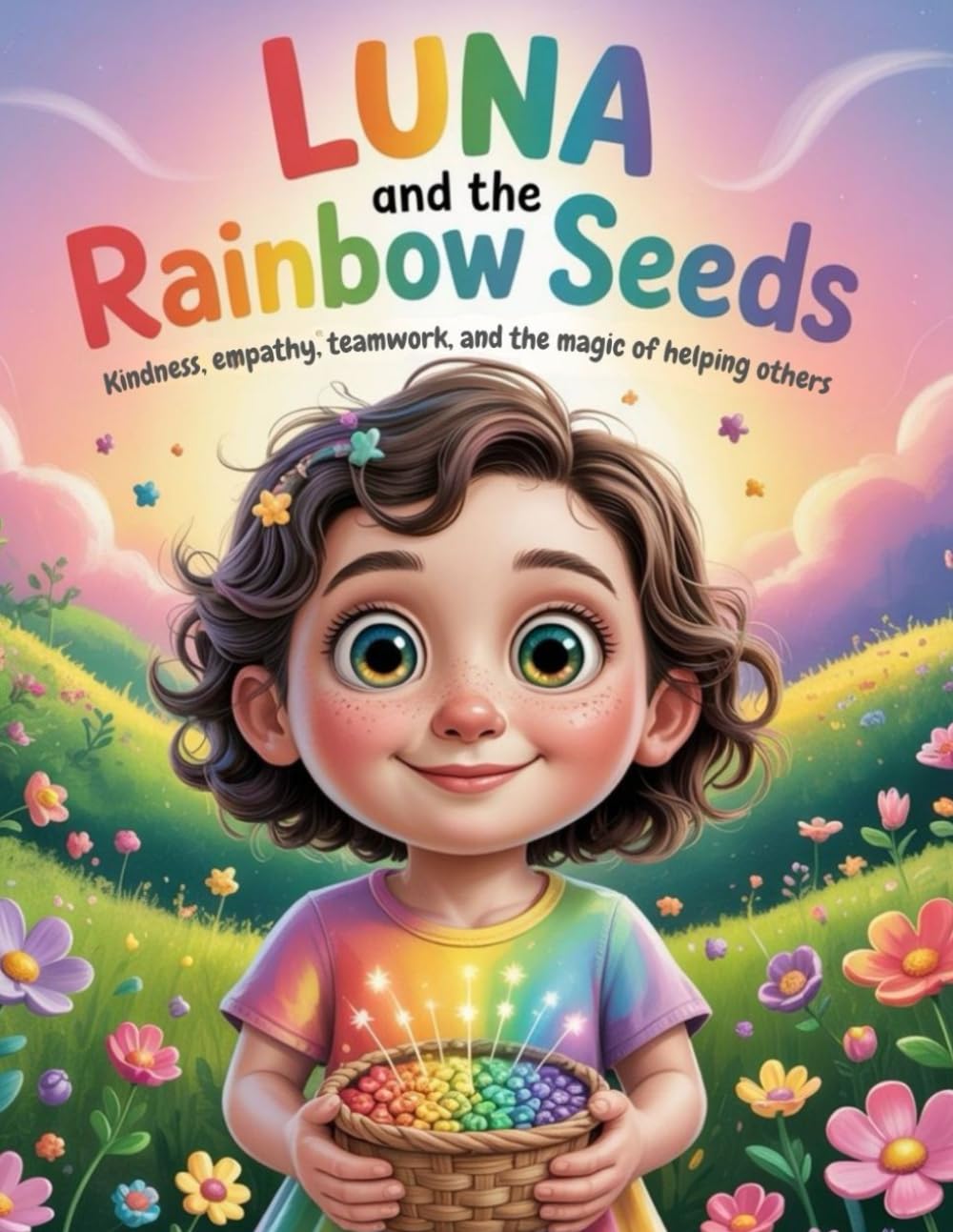 Luna and the Rainbow Seeds: Kindness, empathy, teamwork, and the magic of helping others.
