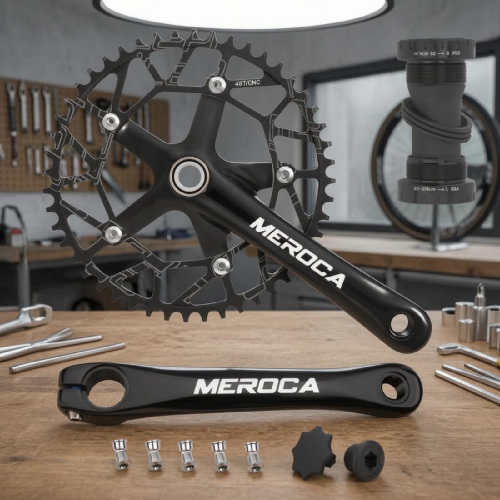 Guarnitura Bici Crank Set Pedivella