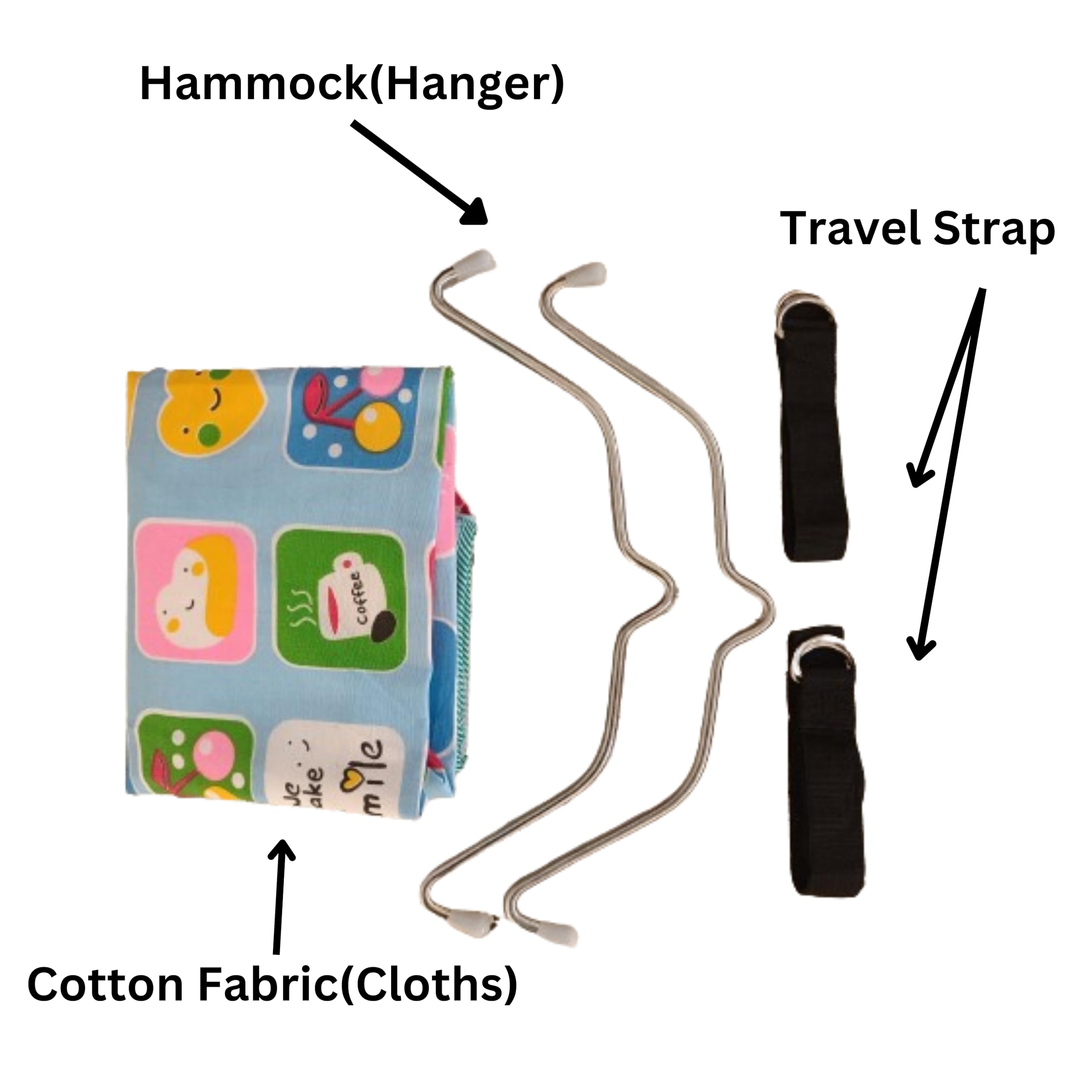 APAV Car Cradle I Travel Strap with Hammock and Cloths (Travel Strap with Hammock Full kit) - Image 4 thumbnail