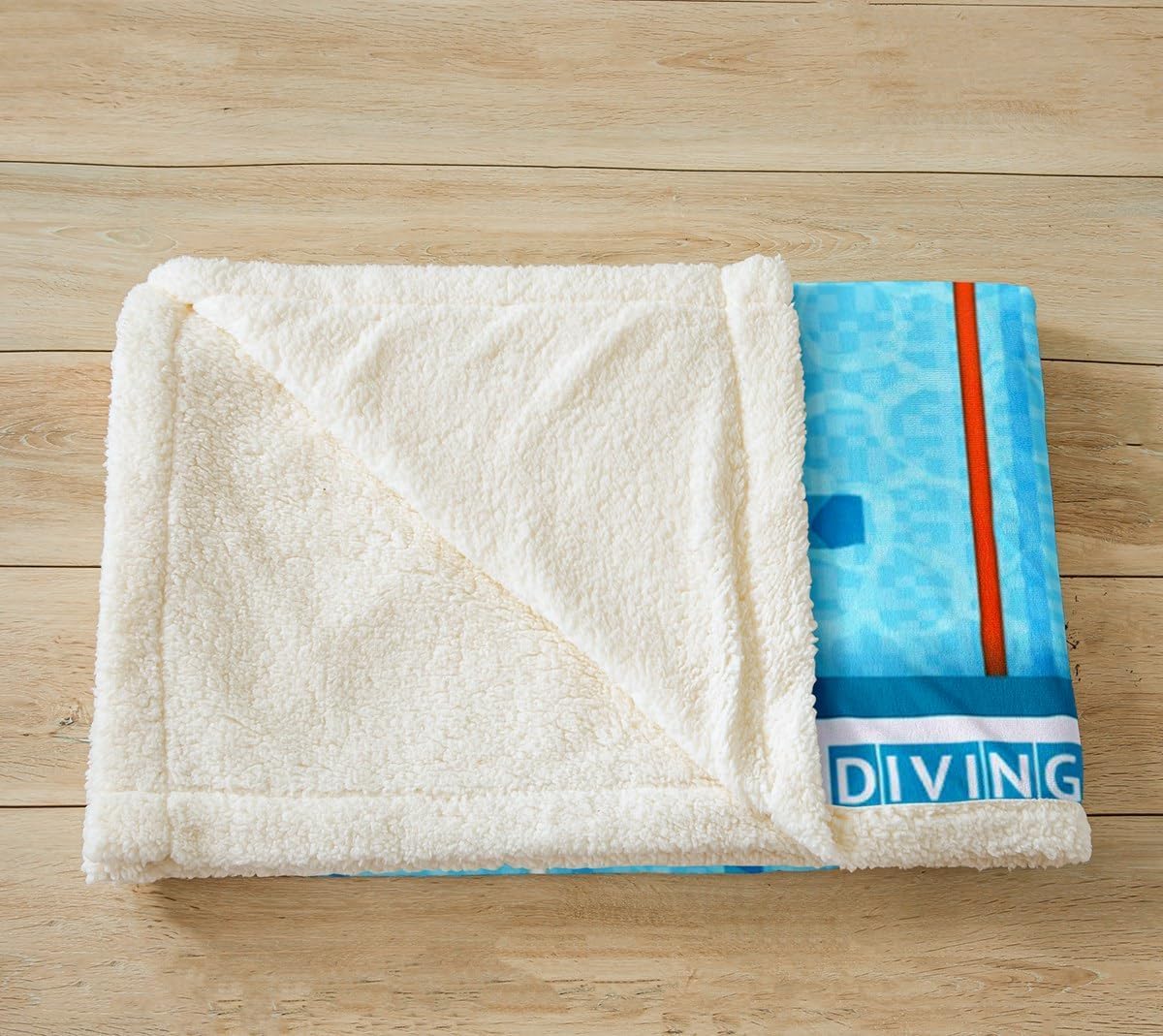 Manta polar temática de natación, tamaño gemelos, juegos deportivos de natación, ropa de cama moderna para adolescentes, piscina azul, decoración del hogar para oficina