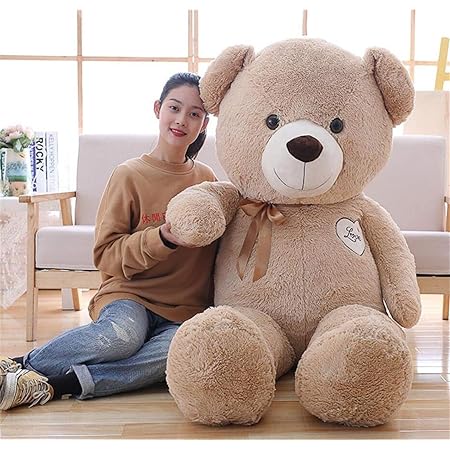 Amazon Bears Homeぬいぐるみ 熊 クマ コストコ テディベア クリスマス 誕生日 プレゼント インテリア 撮影道具 添い寝 ブラウン 90cm ぬいぐるみ おもちゃ