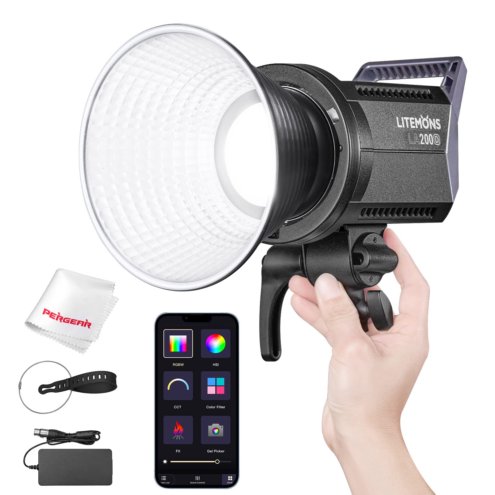 Amazon.com: Godox Litemons LA200D - Luz de video LED de 230 W