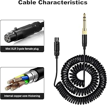 Amazon.com: Gneinour K702 Cable Compatible with AKG Q701 K712 K702