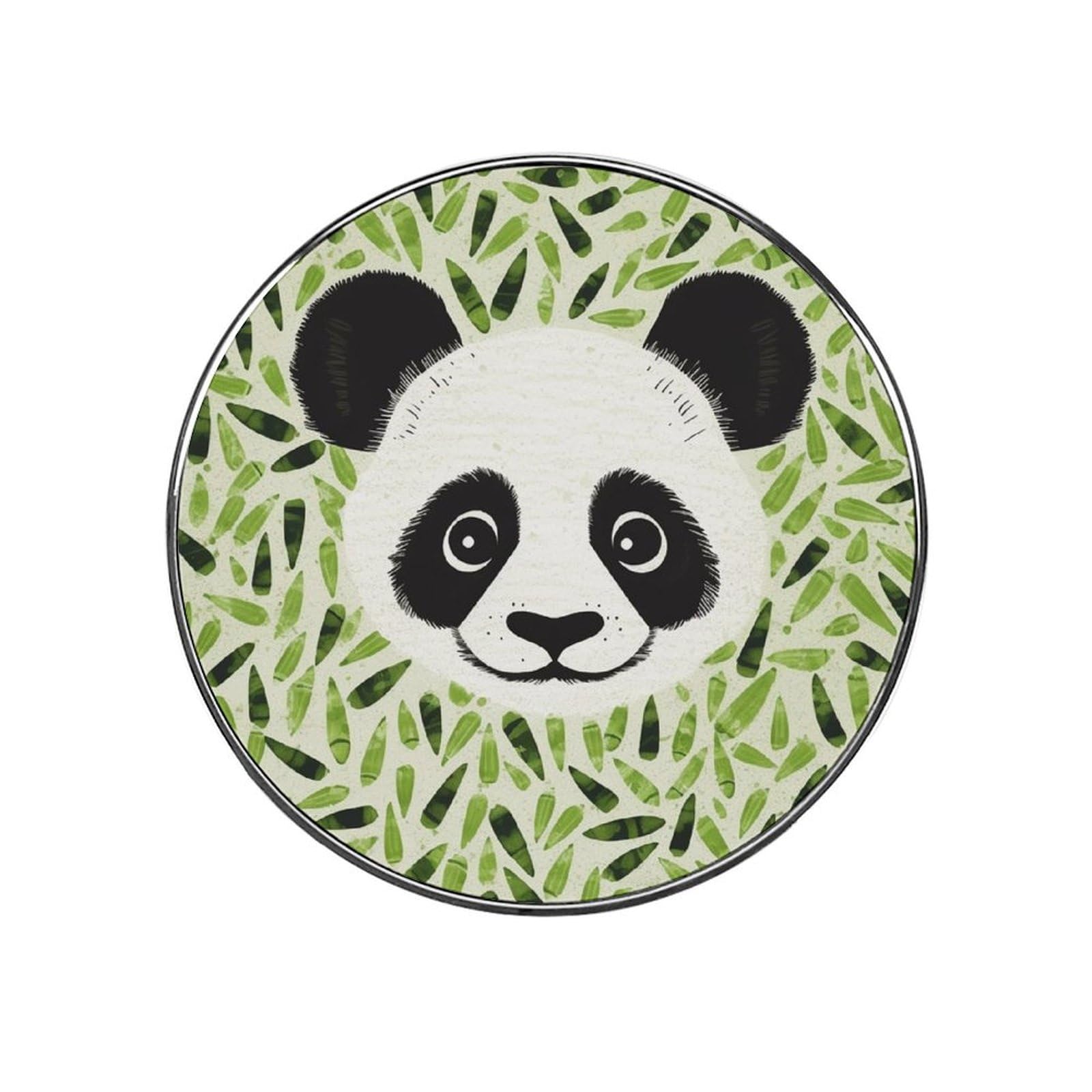 Fridge Magnets Waterproof Small Strong Magnets for Fridge Panda Head Print Refrigerator Magnets Kitchen Accessories Cute Decorative Magnets for Whiteboard Locker Office Home Decor