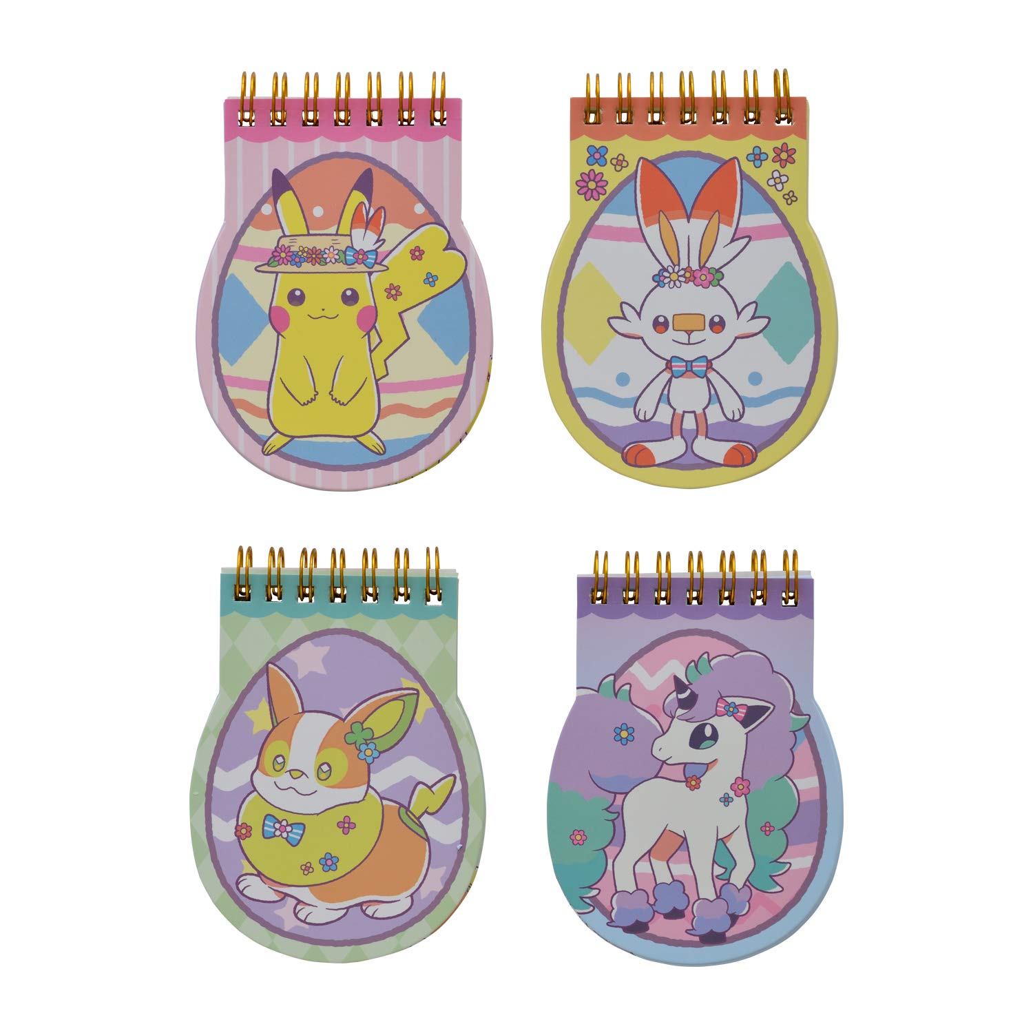 Amazon.co.jp: ポケモンセンターオリジナル リングメモ4個セット 