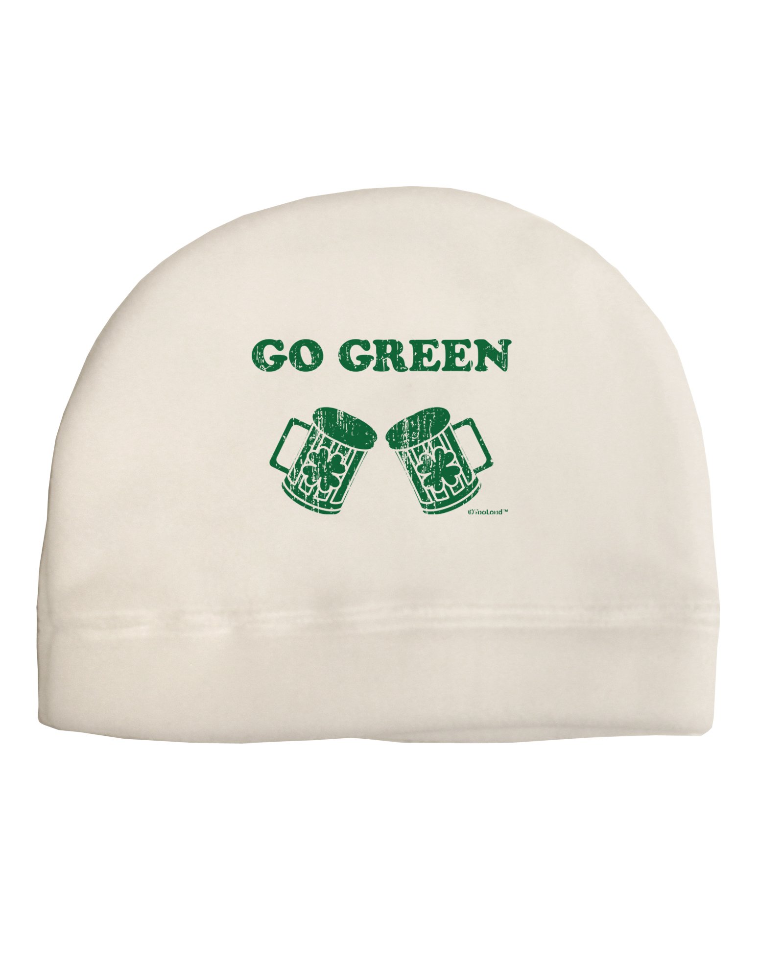 TOOLOUD Go Green - St. Patrick's Day Green Beer Child Fleece Beanie Cap Hat