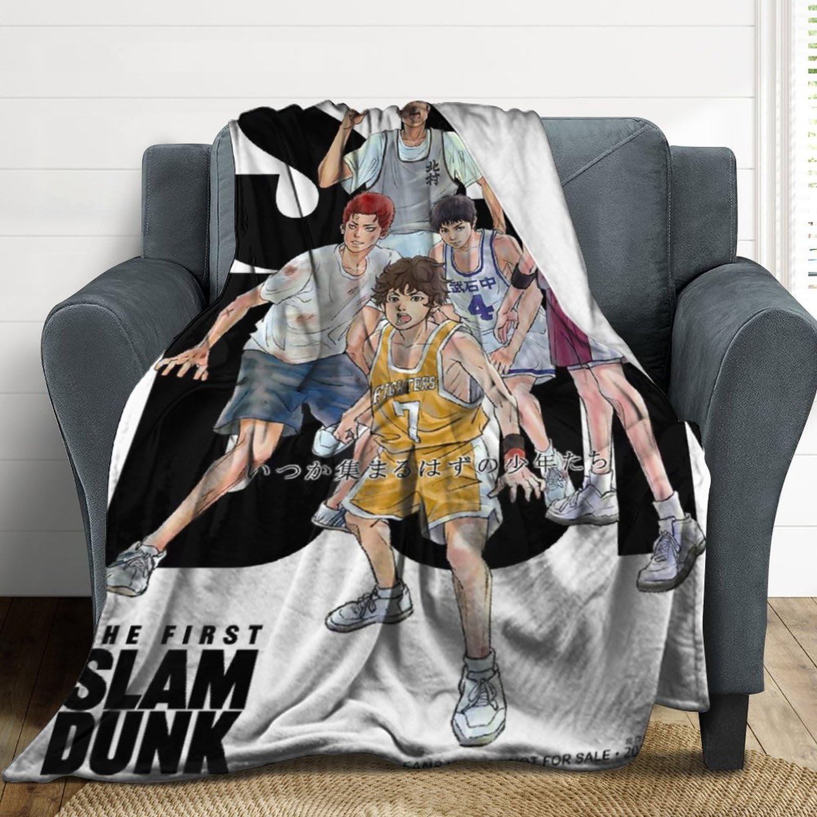 スラムダンク　タオルケット Amazon｜The First SLAM DUNK スラムダンク しゃれで洗える超柔らかい