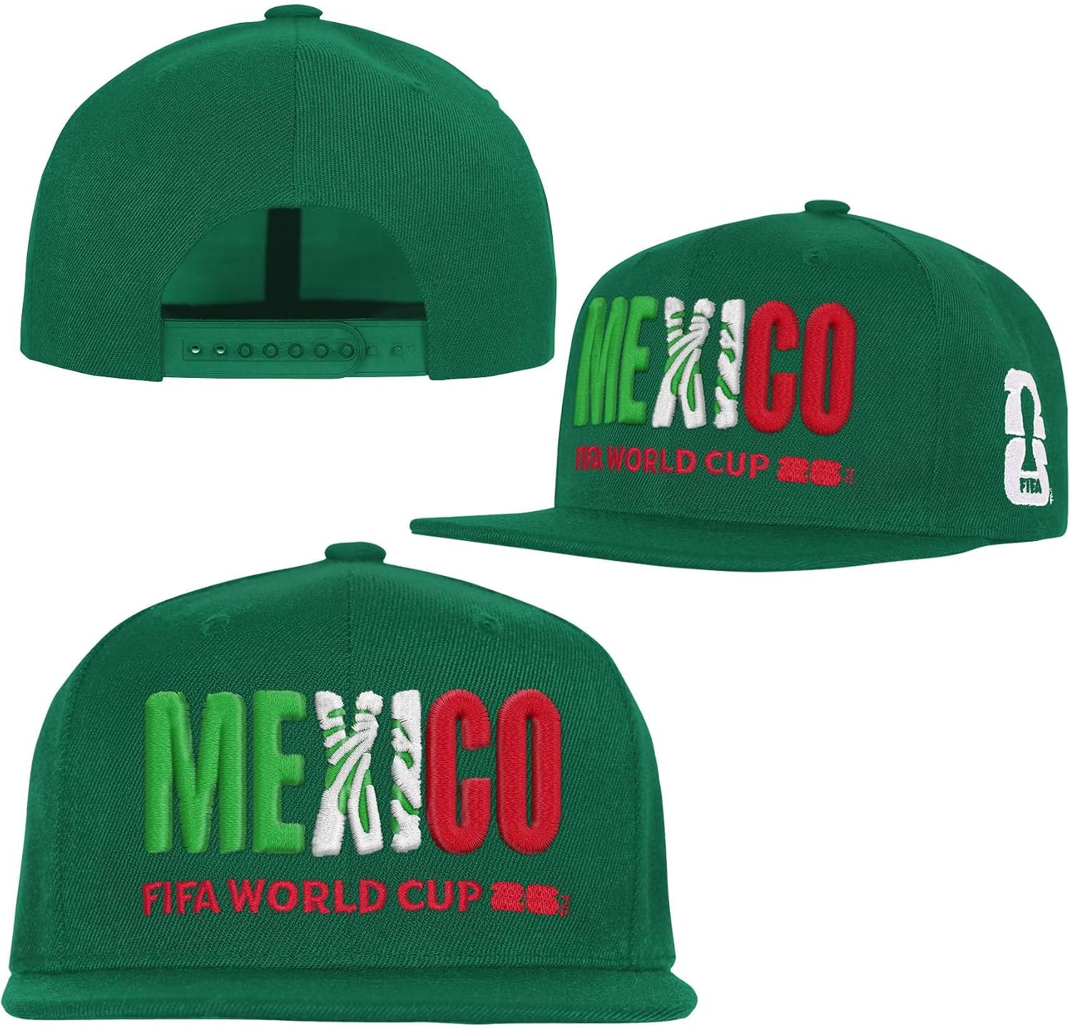 Outerstuff FIFA World Cup 2026 Flatbrim Snapback Host Hat image 4