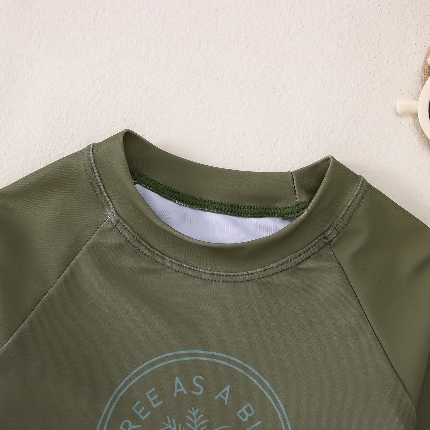 Toddler Baby Boy Swimsuit 2Pcs Long Sleeve Bathing Suit Set Rash Guard Swimwear Set Funny Graphic Trunks with Shirt - Image 4