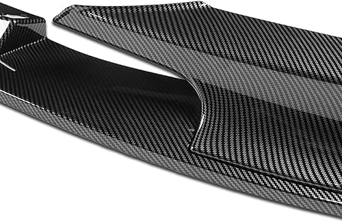 Miniatura 3 de DNA MOTORING 2-PU-694-PBK 3 piezas de parachoques delantero ABS negro brillante con estabilizador vertical compatible con BMW Serie 4 14-19 Gran