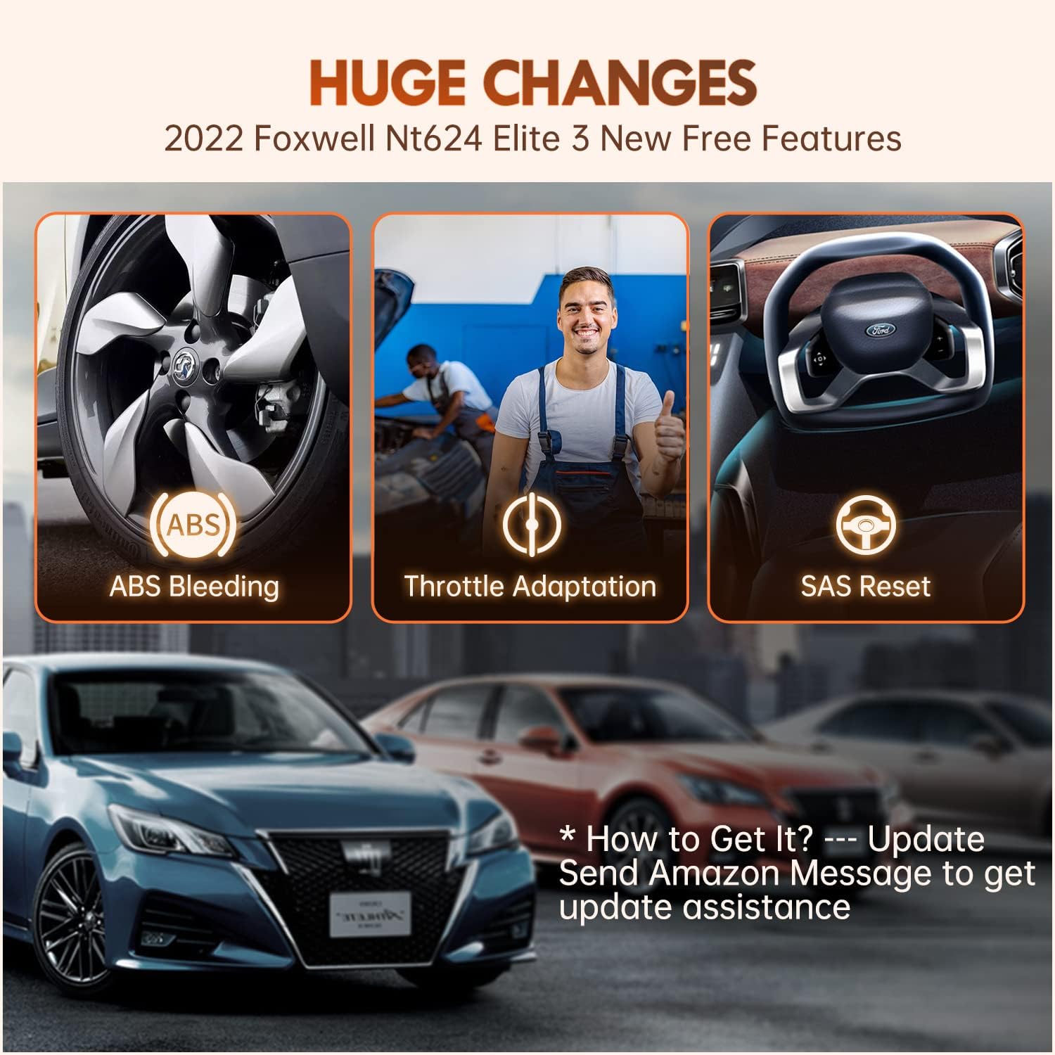 Suреr Brаndѕ 2022 Newest FOXWELL OBD2 Scanner NT624 Elite ABS Bleeding Scan Tool All Systems with SAS Calibration/Throttle Reset/Oil/EPB Reset Code Reader (Add New Features Via Software Update) Uр Tо 40% оƒƒ 2022 Newest FOXWELL OBD2 Scanner NT624 Elite ABS Bleeding Scan Tool All Systems with SAS Calibration/Throttle Reset/Oil/EPB Reset Code Reader (Add New Features Via Software Update)