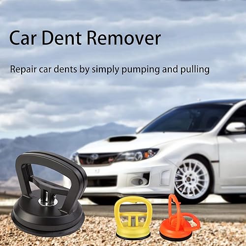 Miniatura 2 de Extractor de abolladuras, paquete de 3 extractores de abolladuras de automóvil, potente extractor de abolladuras con ventosa, kit de eliminación de