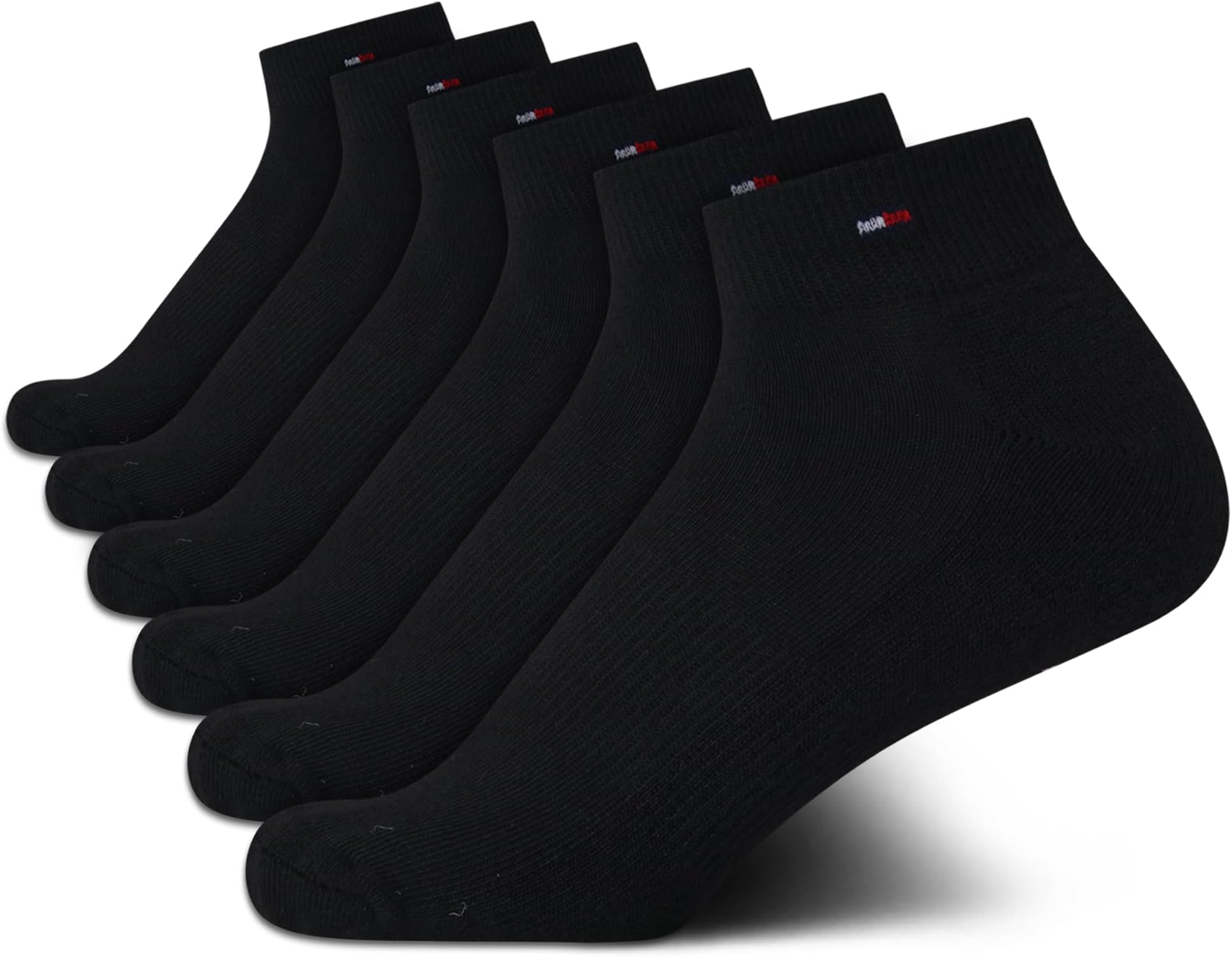 Womens Quarter Socks - 6 Pack Soft Cushioned Athletic Performance Ankle Socks for Women for Sports and Running
