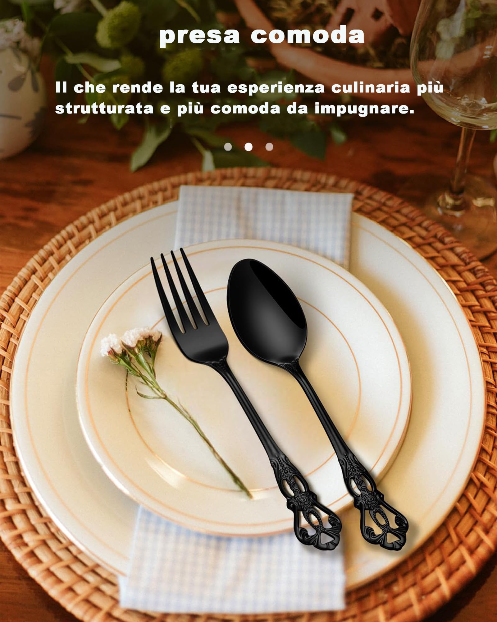 Set di coltelli e forchette da tavola in Punta di corno - Laguiole En