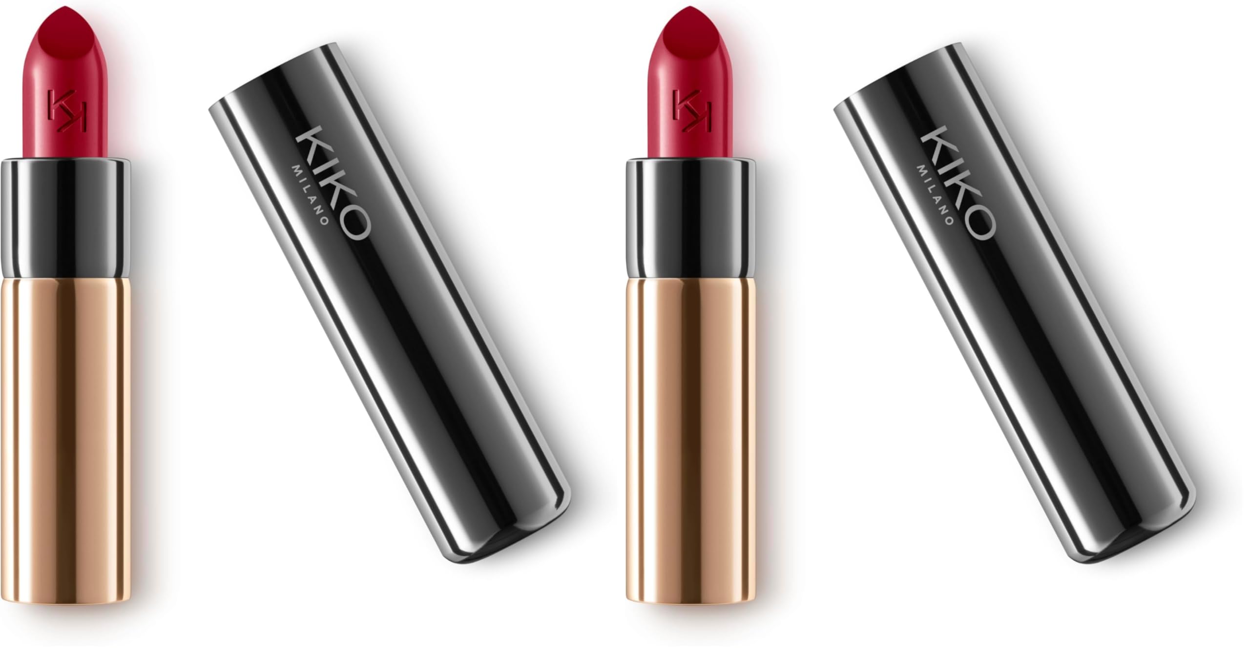 KIKO Milano Gossamer Emotion Creamy Lipstick 111, Creme-Lippenstift Mit Vollem Farbton (Packung mit 2)