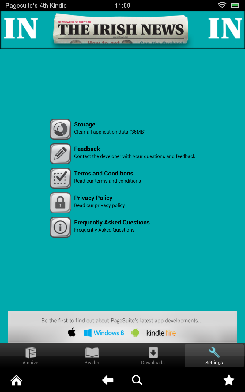 The Irish News (Kindle Tablet Edition) - App on the Amazon Appstore