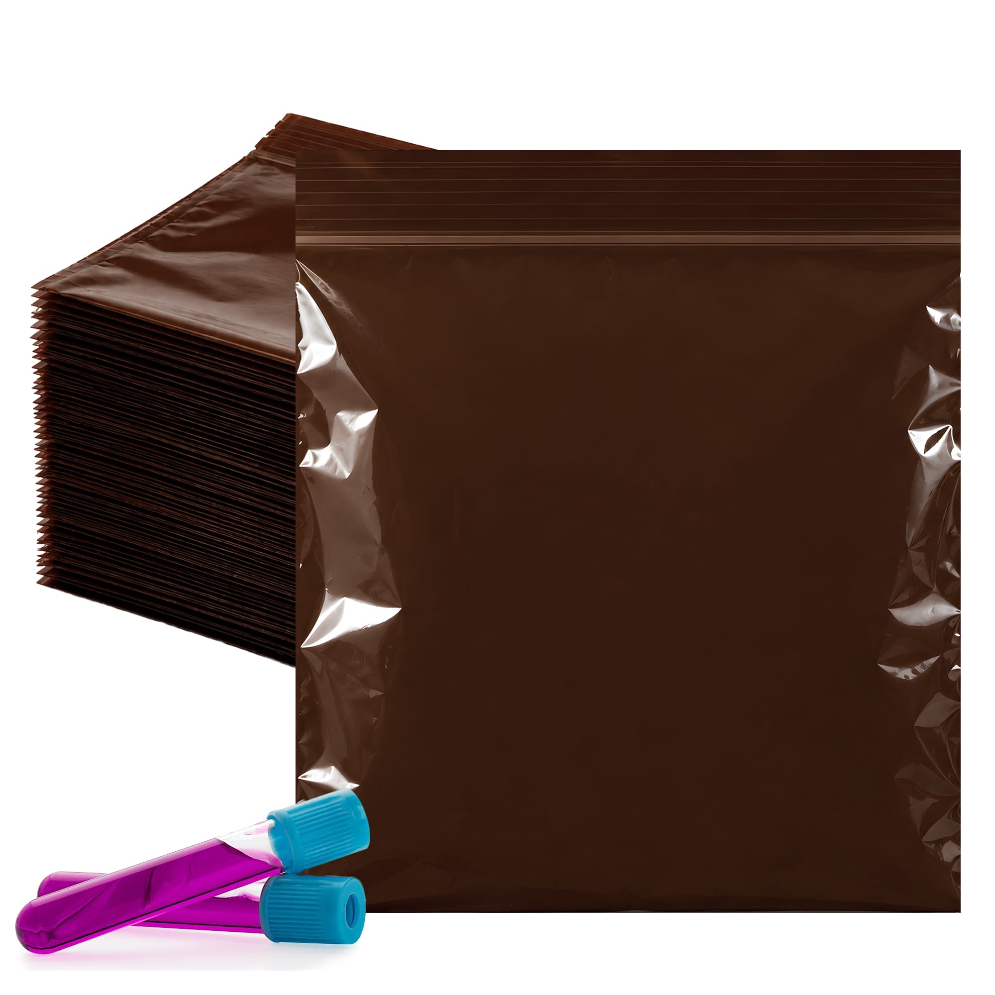 Amazon.com: APQ Supply Amber Zipper Bags, 8 x 8 Inches, UV