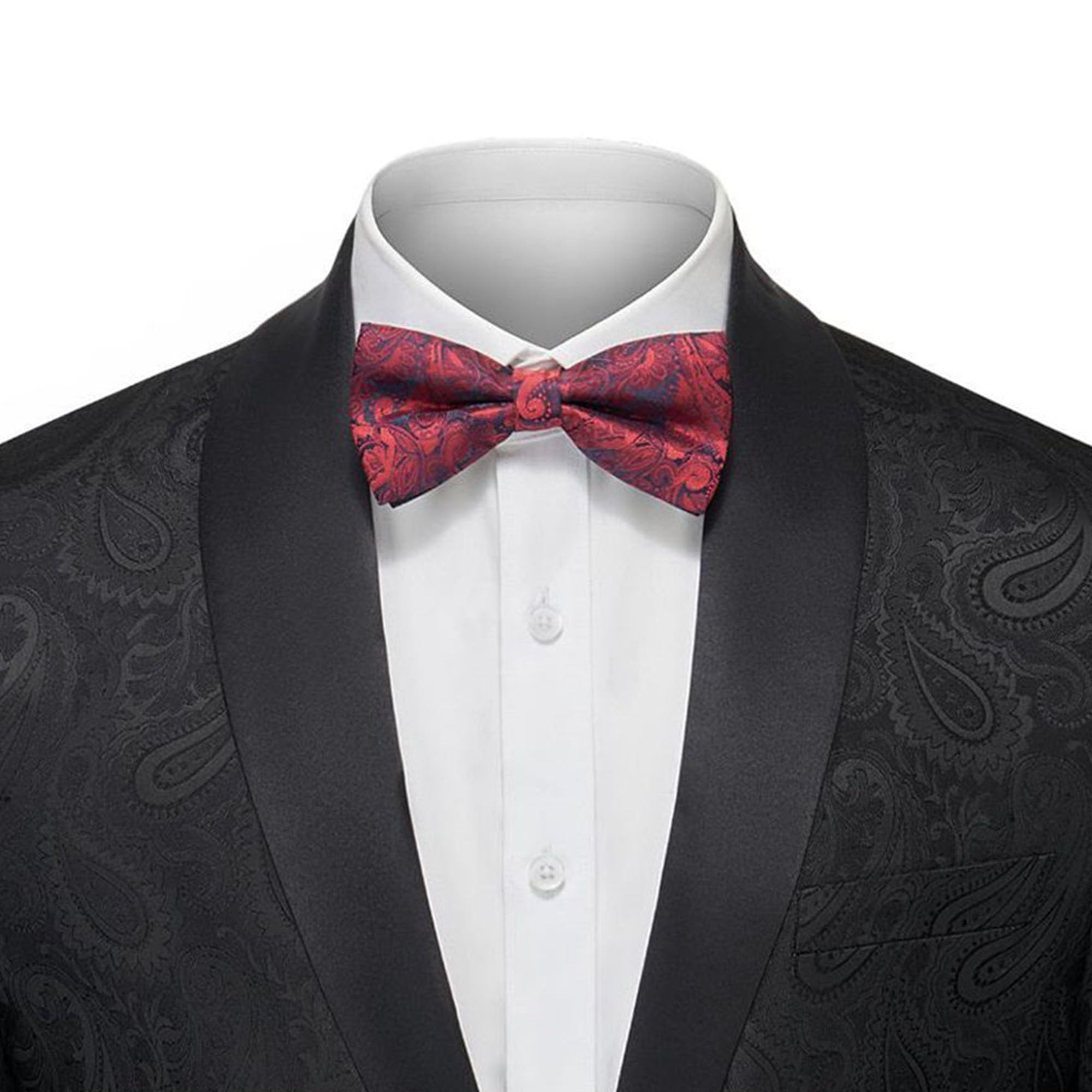 Costume châle à revers en jacquard pour homme, coupe ajustée, manteau de sport, smoking floral pour dîner, bal de fin d'année, mariage