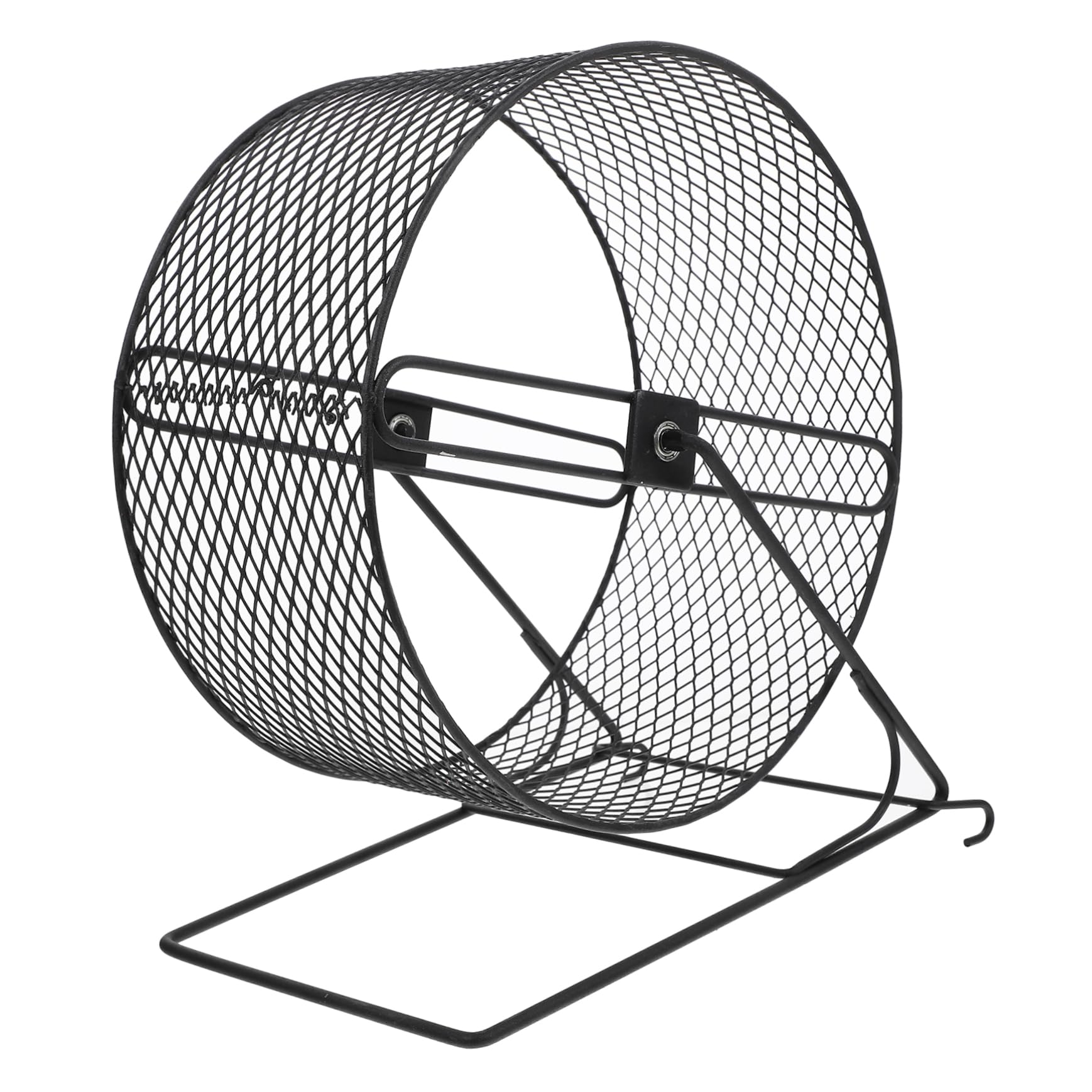 IMIKEYA Squirrel Toys and Accessories Wheel Large Black Iron Hamster Exercise Wheel for Pet Play