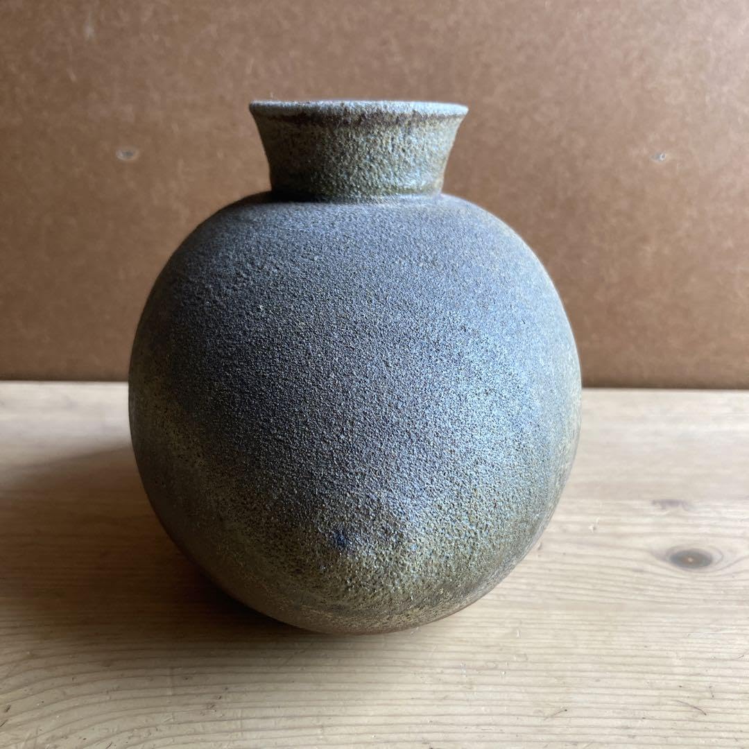 不可治窯 （ふかちがま）樺澤 健治作 南蛮俵花入　供箱あり Amazon.co.jp: 不可治窯 （ふかちがま）樺澤 健治作 南蛮俵花入 供箱
