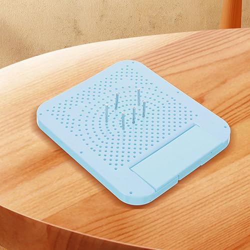 Miniatura 4 de EXCEART 1 juego de tablero de papel Quilling Tablero de tejer Quilling Tabla de cuadrícula Junta de descascarillado con alfileres Herramienta de