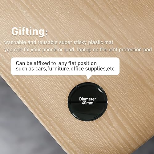 Miniatura 5 de QRFDTSOQY Protección de almohadilla para laptop, almohadilla de blindaje contra la radiación, bloqueador de EMI multicapa, adecuado para portátiles,