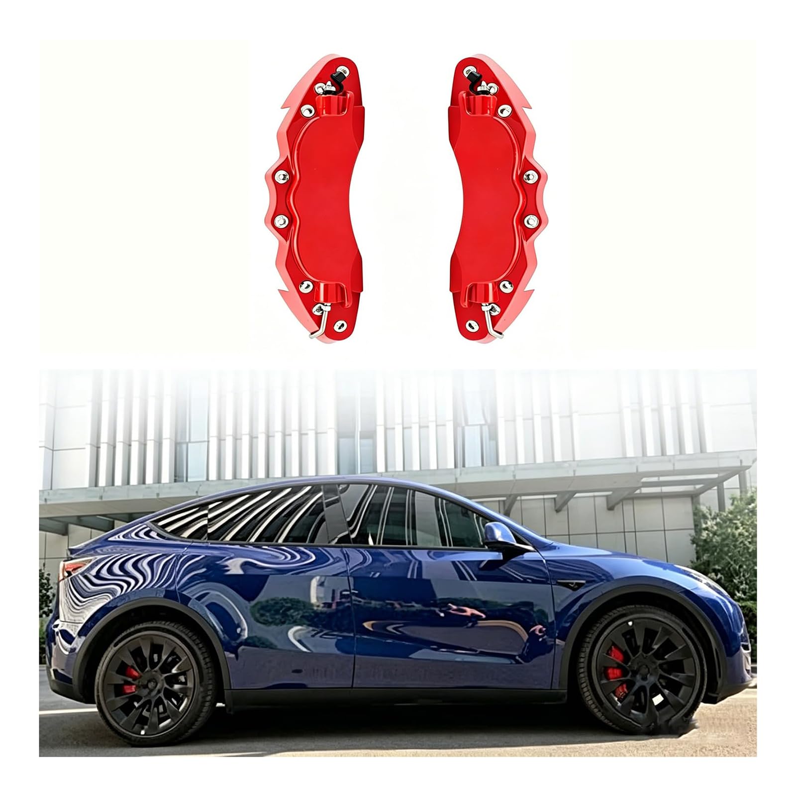 Copri Pinze Freno per VW Tiguan/Tiguan R/Tiguan Urban Sport | Resistente calore, Lega alluminio, Installazione rapida, Protezione pinza freno