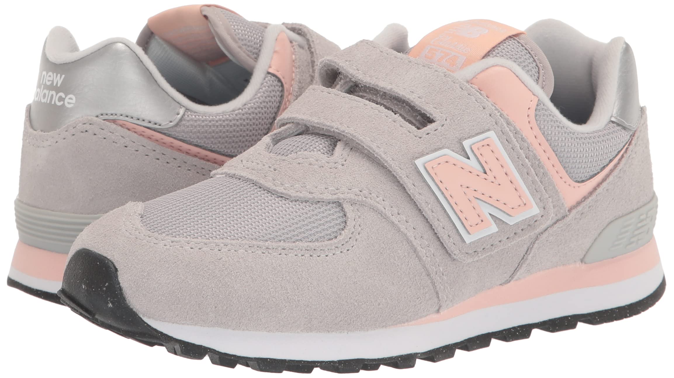 New Balance Kids 574 Core Hook and Loop Sneaker