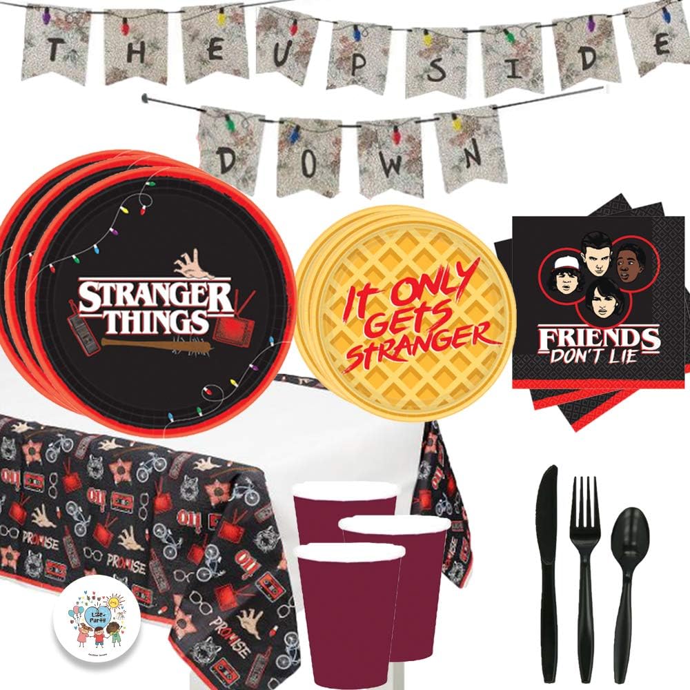 Buy Stranger Things Party Supplies Pack With Stranger Things Dinner And Buy Stranger Things Party Supplies Pack With Stranger Things Dinner And
