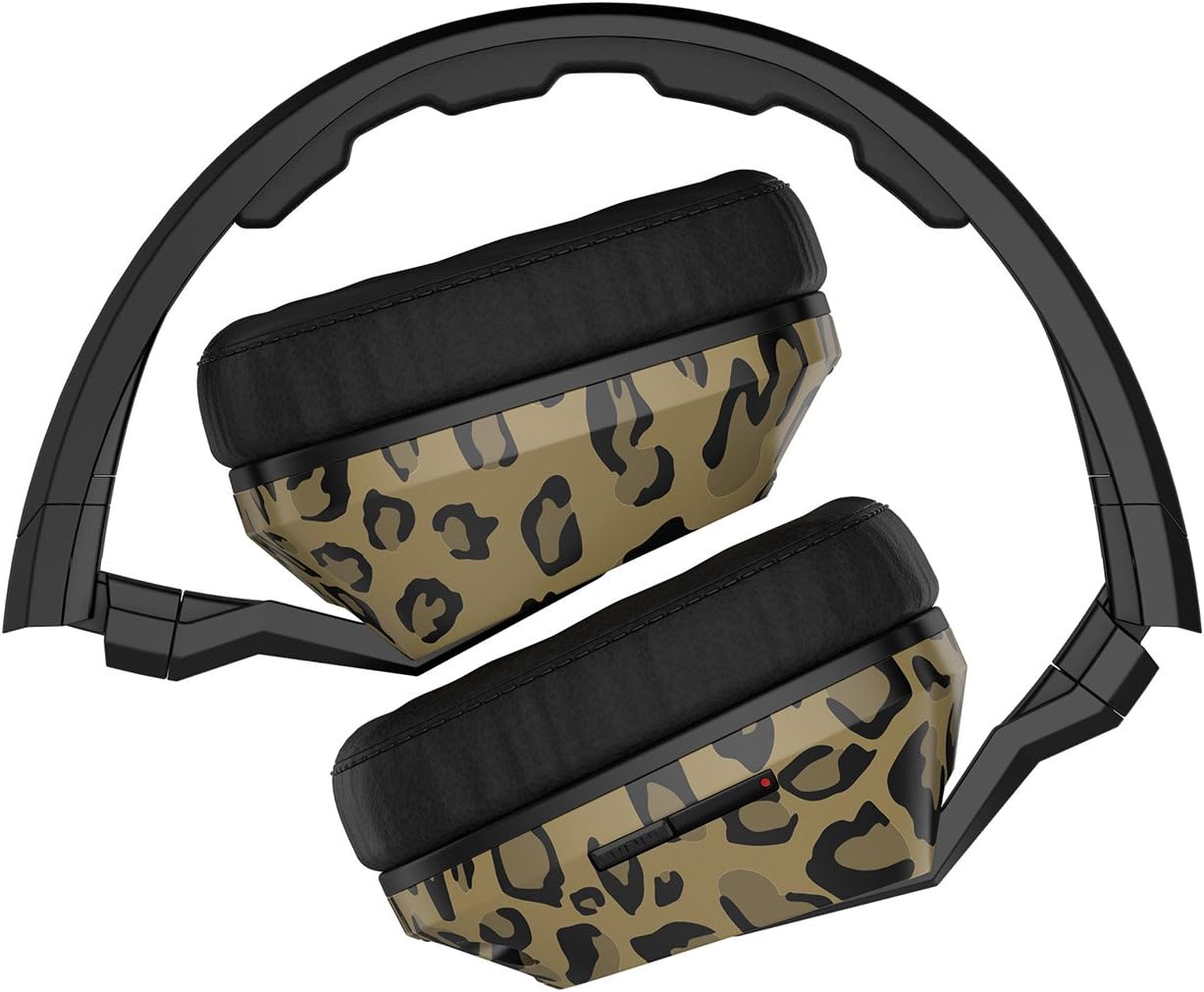 Amazon Crazy 🔥 Deals Skullcandy Crusher Headphones with Built-in Amplifier and Mic, Leopard