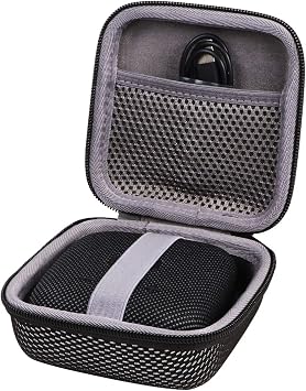 Aenllosi Hard Carrying Case Compatible with Tribit StormBox Micro/StormBox Micro 2 Bluetooth Speaker Black