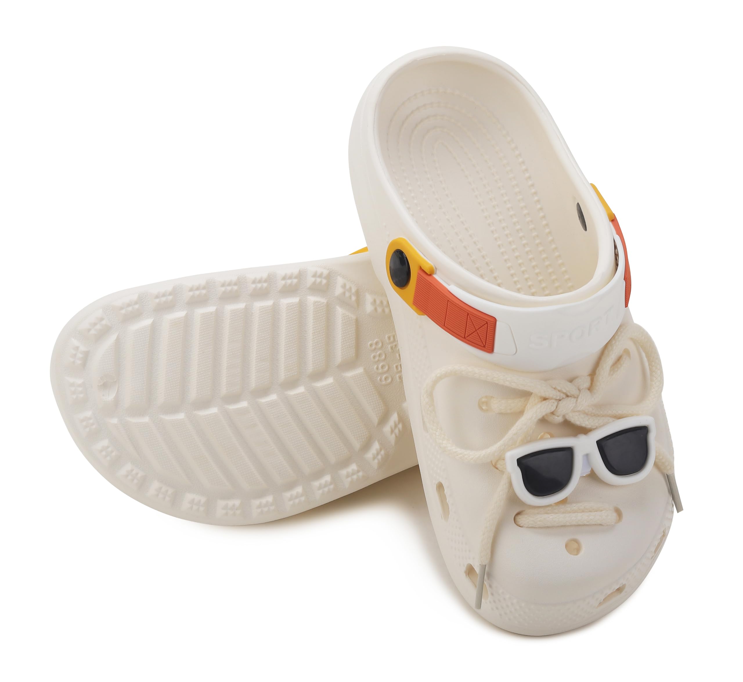 CASSIEY Latest Goggles Clogs for Women and Girls | Comfortable Lightweight Clogs Slipper Sandal for Women and Girls- Cream (B0CPWJHGMR) Amazon Price History, Amazon Price Tracker