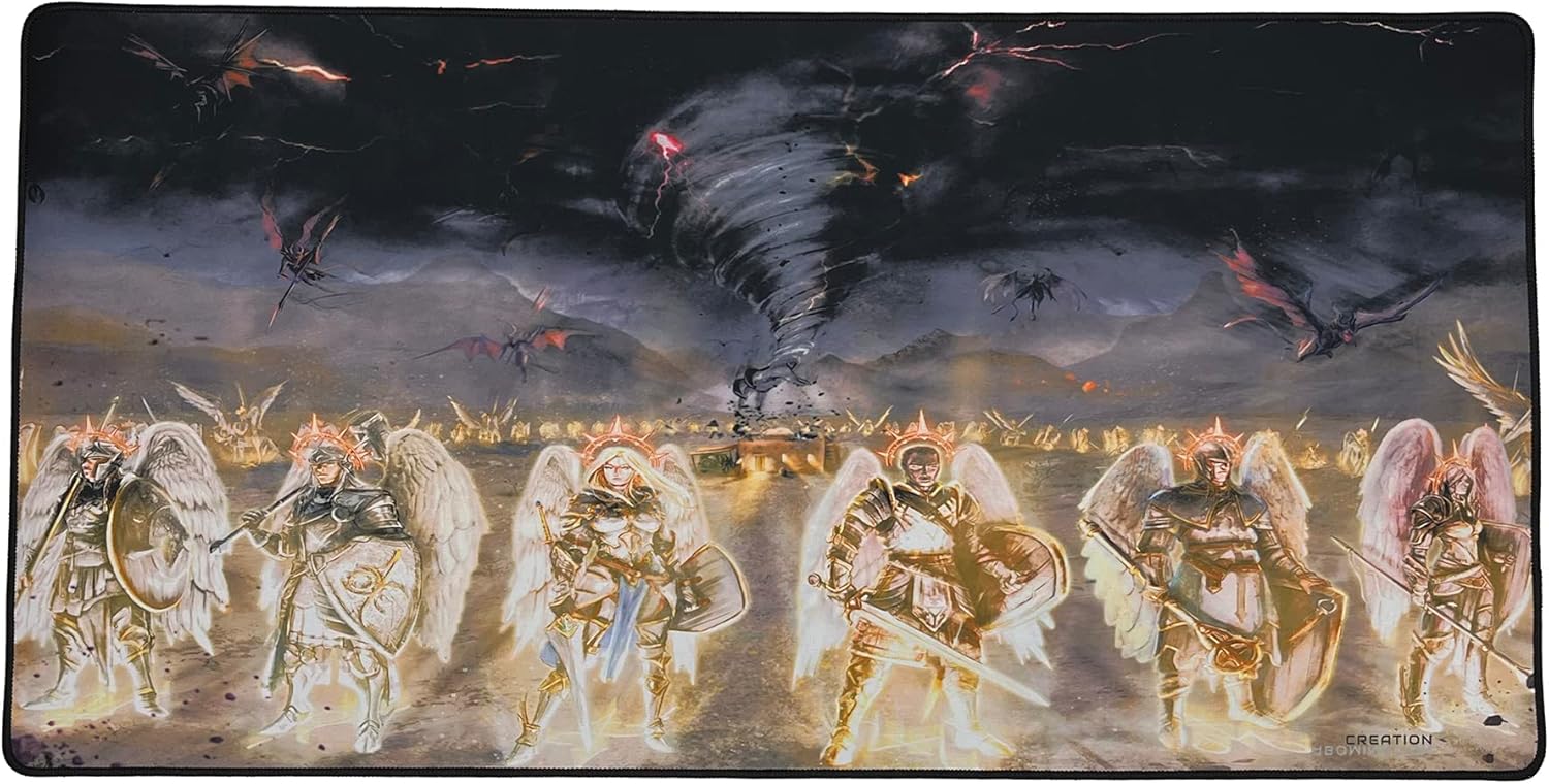 Consecration (Stitched) 31”x16” - MTG Playmat - Compatible for Magic The Gathering Playmat - Play MTG, Game Mat - Original Play Mat Art Designs & Accessories
