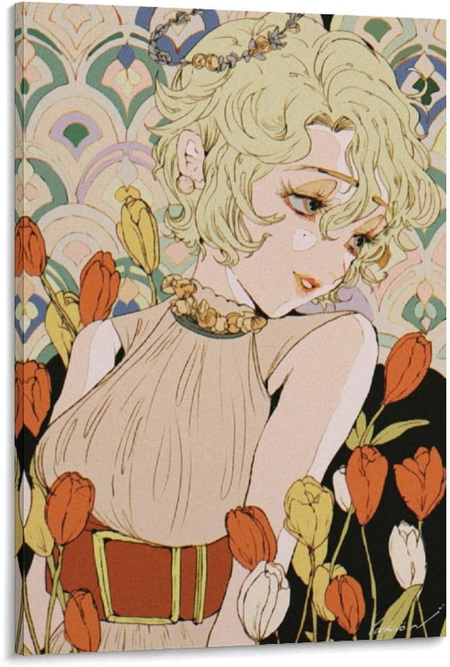 Decorations for Bedroom YASHIRO Nanaco Decor Gifts Canvas Painting Poster Wall Art Decorative Picture Prints Modern Decor Framed-unframed 08x12inch(20x30cm)