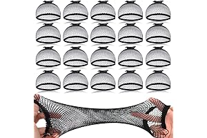 Fishnet Hair Wig Caps 6pcs Breathable Mesh Net for Makeup