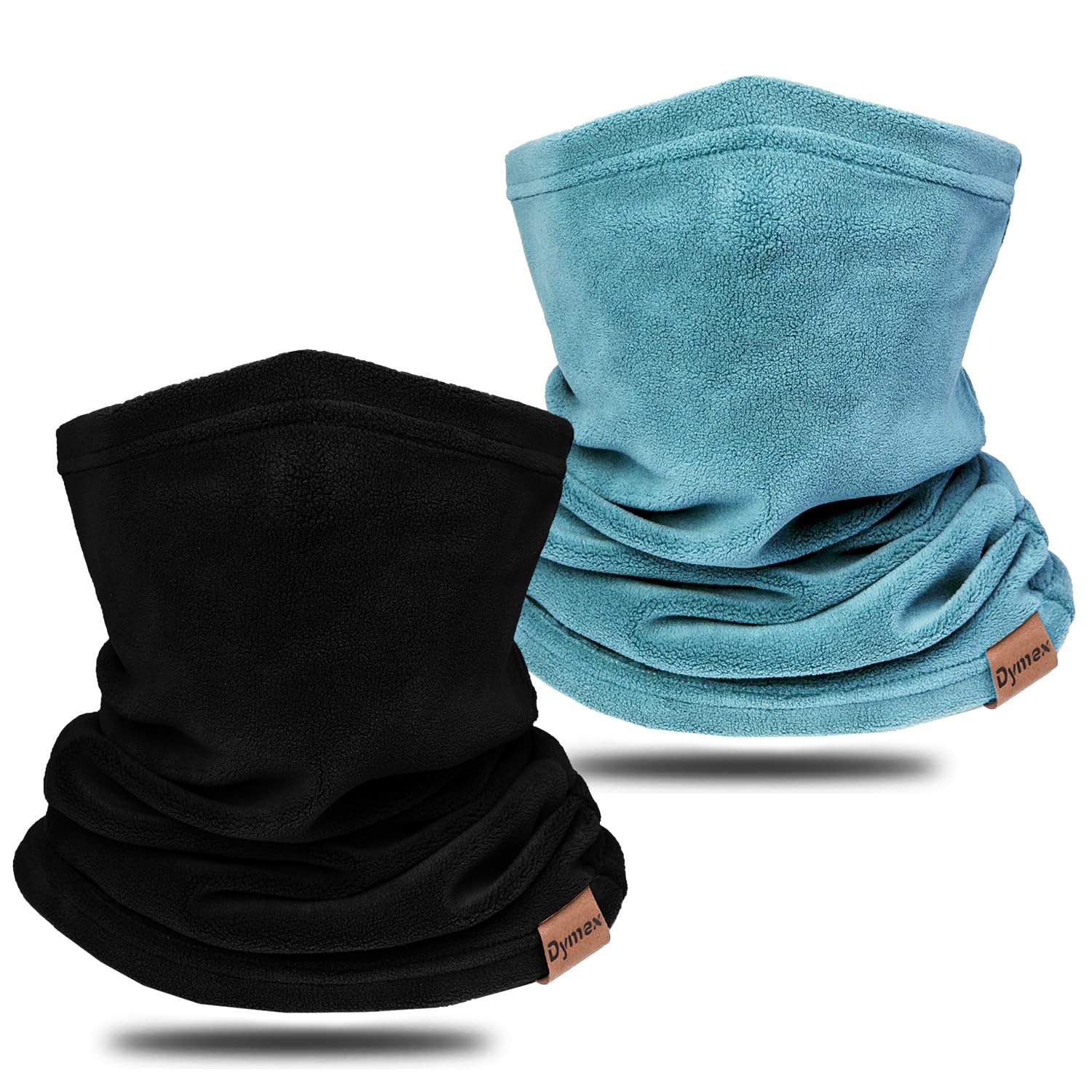 Neck Warmer Winter Neck Gaiter Face Mask Balaclavas for Women Men, Soft Fleece Face Cover Mask for Skiing Motorcycle-2 Pack-image-20