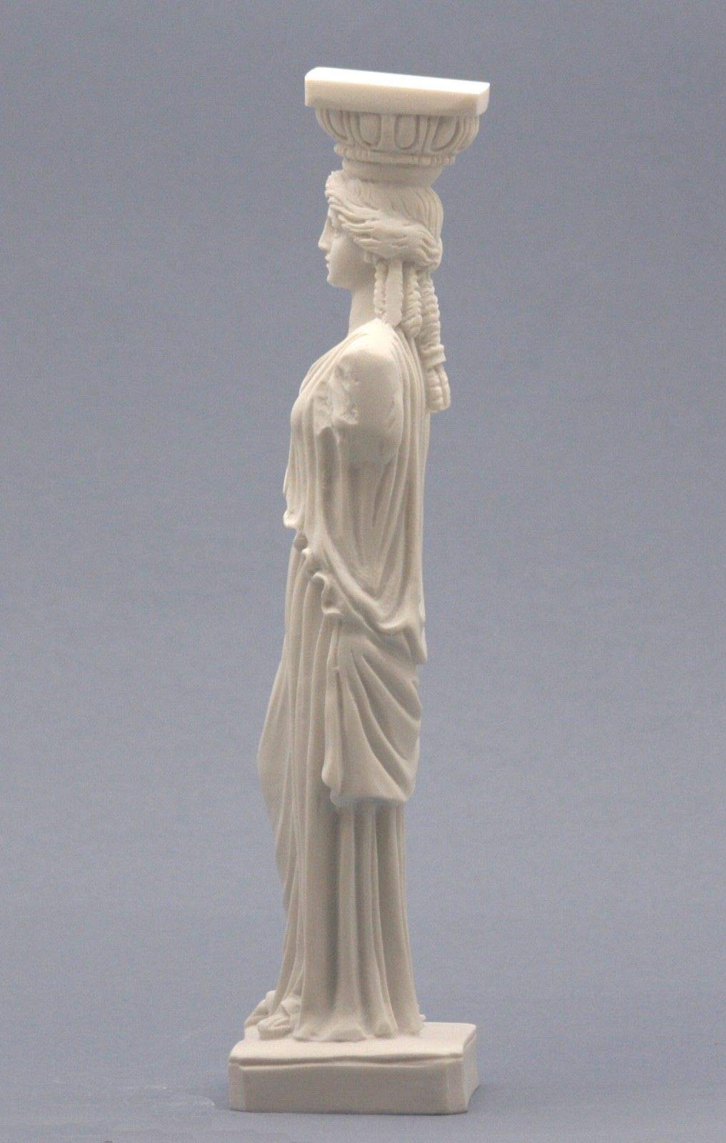 Caryatid Erechtheion Acrópolis Atenas figura femenina escultura de la estatua griega