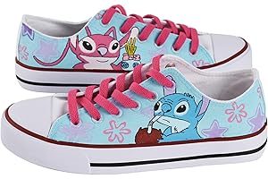 Zapatos de Stitch para niña pintados a mano