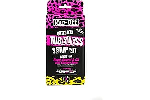 Muc-Off Ultimate Tubeless Setup Kit, Road/Gravel/CX 44mm - Unbeatable Tubelessness