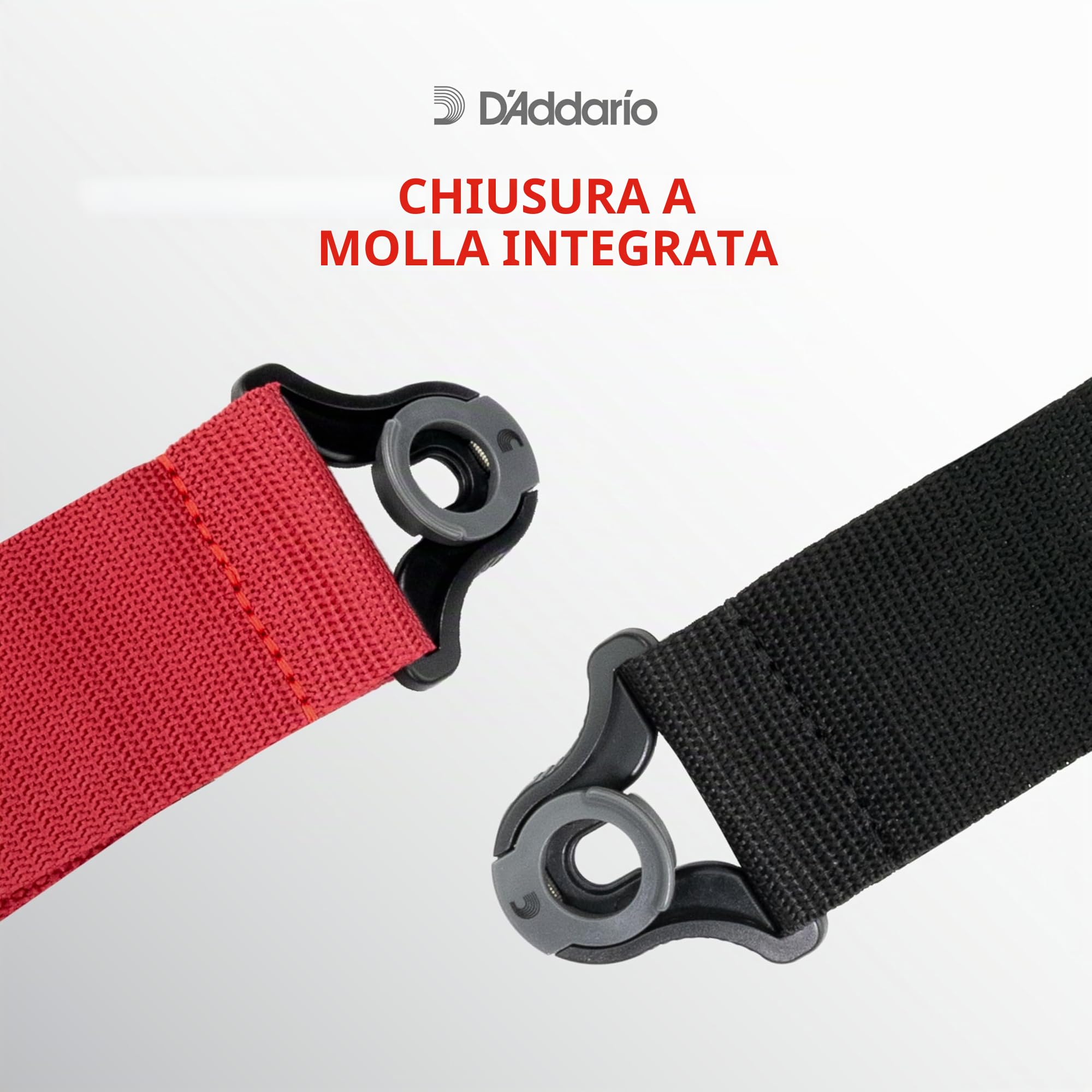 D'Addario Tracolle per chitarra Auto Lock in pelle Comfort
