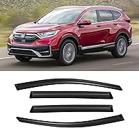 Vista 284 de Visera de ventana para Chevy Silverado 1500/GMC Sierra 1500/Avalanche/Suburban Crew Cab 2007-2013, protectores de lluvia, deflector de ventilación