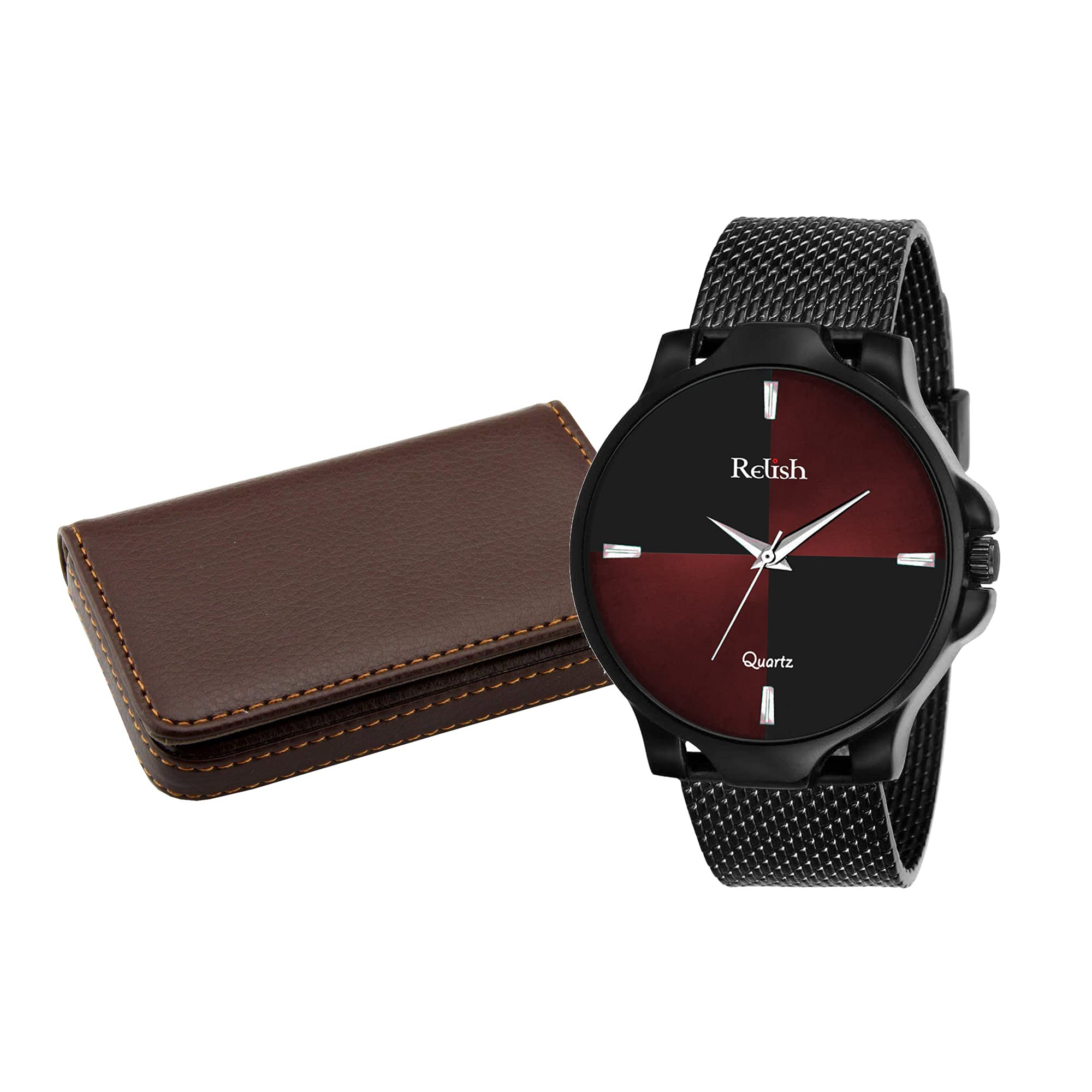 Relish Analog Watch with Card Holder Combo for Men and Boy | RE-WACA67 (B0999K1CZ8) Amazon Price History, Amazon Price Tracker