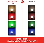 Sengled Ampoules de lumière intelligentes, Ampoule de lumière Alexa changeant la couleur Mesh Bluetooth, Ampules intelligentes qui fonctionnent avec Alexa seulement, Dimmable LED Ampoule A19 E26 Multicolore, Haute CRI, Haute Luminosité 8.7W 800LM, 1Pack