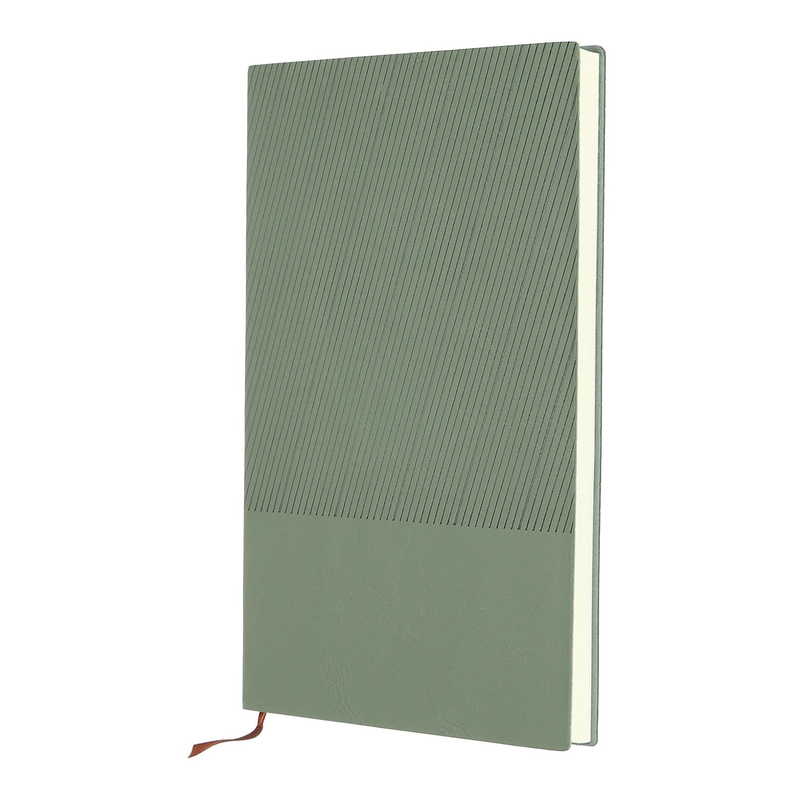 PATIKIL Lined Journal Notebook 8.3"x5.7" A5 98Pages Journal Book Ribbed 80GSM, Green