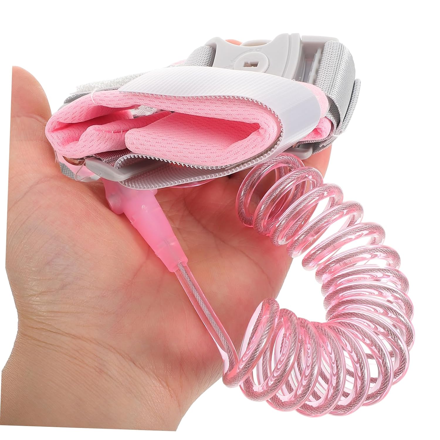 Abaodam Boy Girl Safety Harness Leash Lost Wrist Band for Toddlers Spring Rope